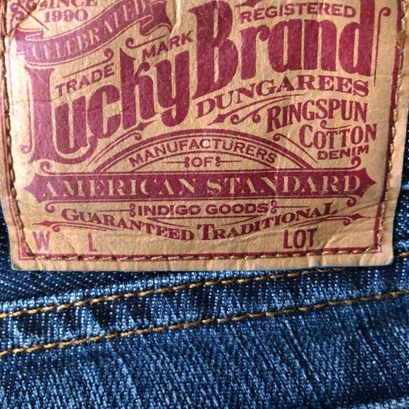 LUCKY BRAND BOOTCUT JEANS SIZE 16 - Picture 3 of 4
